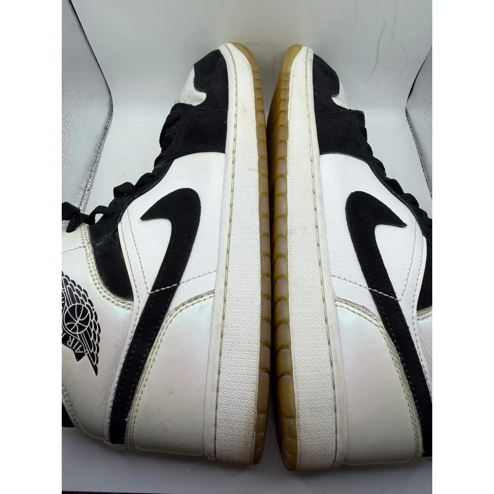 Jordan 1 Mid Diamond Shorts White Black DH6933-100 Mens 10.5‎ Basketball Shoes